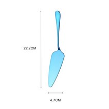 케이크 파이롤러 도우기계 다채로운 스테인레스 톱니 모양의 가장자리 케이크 서버 블레이드 커터 파이 피, 06 1 PCS