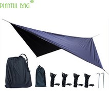 바람막이 텐트 빅 아그네스 터프 다기능 채광창 방수 및 자외선 차단제 방풍 야외 캠핑 필요한 차양 야외 제품, 검은색, [03] black