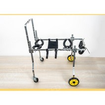 강아지 4륜 애견휠체어 하반신마비 재활보조기 보행기, 4륜 L(18-30kg)