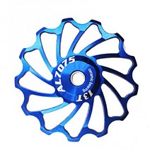 풀리 모터풀리 베어링풀러MTB 후면 변속기 가이드 휠 자전거 13T 풀리 롤러 사이클링 액세서리, 05 파란