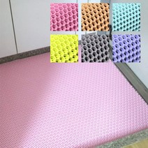 육각벌집매트 120x200cm 발매트 욕실매트 발판 베란다, 민트
