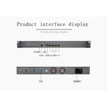 인텔셀러론네트워크서버방화벽기기 PfsenseOpenwrtX861U랙마운트 J1900J4125 LAN, 024GRAM32GSSD_02J4125i211