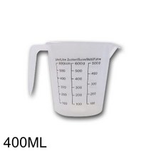계량컵 계량기 비커 베이킹 용량컵 라면물 눈금컵, 400ML