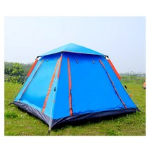 이수 아웃도어 텐트6-7인용 240*240*156cm_블루, 블루