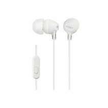 소니 커널형 마이크 포함 유선 이어폰, 화이트, MDR-EX15AP