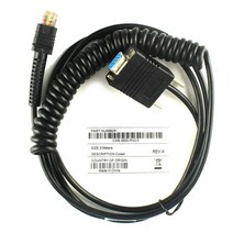 스캐너 직렬 코일 케이블 ebra LI3608 LI3678 DS3608 DS3678 과 호환 바코드 5V 3M RS232, 한개옵션0
