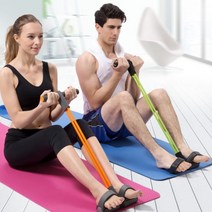 홈트 근력운동 멀티 라텍스 튜빙밴드, 퍼플