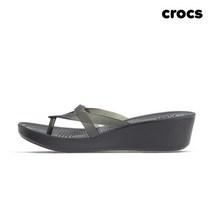 크록스 크록스 이사벨라 웨지 플립샌들 (204773-060)