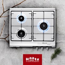 하츠 빌트인 3구 HGR-3050SARH 600장 매립형 가스레인지 가스쿡탑 가스렌지, LPG(가스통) 3구