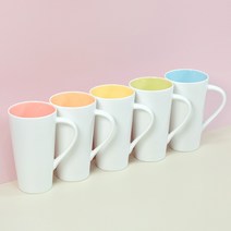브이롱 머그 _ 롱머그 빅머그 파스텔머그, 브이롱머그_블루