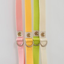 비브멍 new 젤라또 강아지 편안한 리드줄 4color, 20mm, 소프트크림(ivory) 20mm