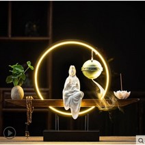 가정용불상 침향 상 가정용 불상 불교용품 불상 관세음보살 불상 미니불상 부처님 불상, 백색