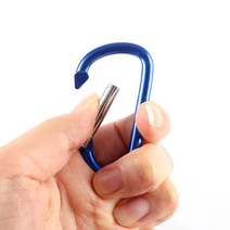 캠핑 용품 카라비너 등산 고리 비나, 1개