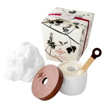 루앙 루안 세안 비누 (화이트) 포트 세안료 & 거품 그물 고밀도 거품 푹신 푹신 거품 클레이 세안 미용액 성분 깔끔하고 촉촉한 모공 케어 건조 피부 무첨가 선물 정유 블렌드 티