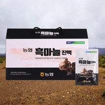 [A.H.] 농협 발효 흑마늘 진액 6년근 홍삼 추출액 70ml x 30포 1개월분 액상 파우치 선물세트, 1개, 1개
