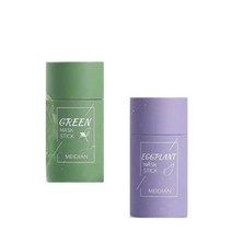 그린티/가지 오일 컨트롤 세정 고체팩 여드름 클렌징 웨어러블 마스크, 그린티 팩 1병