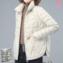 77우먼스 여성 엣지퀄팅패딩 3컬러 겨울 아우터 하이넥 데일리 외투 코디 빅사이즈 이월 이월상품 [리현커머스]