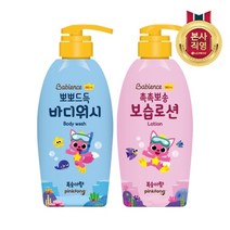 LG생활건강 베비언스 핑크퐁 키즈전용 바디세트: 워시+보습, 기타, 핑크퐁 키즈전용 바디세트(워시1+보습1), 기타