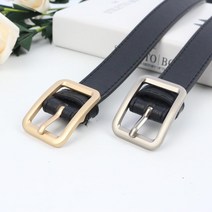 과세 캐주얼에 어울리는 여성 버클 벨트 면바지 허리띠