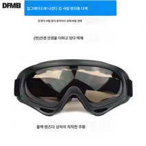스키고글 모래바람막이 라이딩안경 고글보호 투명방진남 윈드스크린 크로스컨트리, 안개차색상필름+미러천거울액체