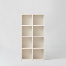 한샘 샘 책장 4단 80cm 시공(컬러 택1), 크림화이트(A)