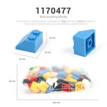 중국레고 100 그램/갑 Multicolour DIY 모델 빌딩 블록 장난감 부품 대량 벽돌 레고 선물, 13 1170477