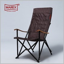 마렉스 우드핸들 롱 릴렉스 체어 (블랙 브라운) 캠핑의자 릴렉스 체어, 브라운 (BROWN)