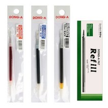 동아 유노크펜 0.5mm, 혼합리필(0.5mm) - 검정6개.청색3개.적색3개