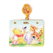 디즈니 캐릭터 슬라이드 오토릴 카드지갑 카드목걸이