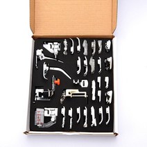 재봉틀 핸드 미싱 스티치 지퍼 노루발 가정용 재봉기 부품 미니 브레이딩 개 싱어 세트 블라인드 키트 오버록 더 자 휴대용, 18270