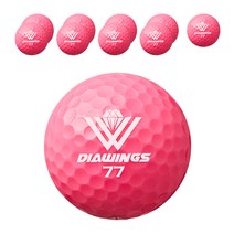 다이아윙스 고반발 비거리 전용 장타 골프공 2피스 42.8mm M2, 10개, 핑크