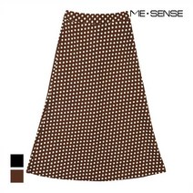 미센스 도트 패턴 롱 스커트 MB1YSKM304Z