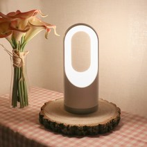갤러리데코 충전식 컴팩트 LED 무드등랜턴 캠핌용 휴대용 손전등 밝기조절가능, 화이트무드등