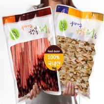 수제명가 국내산 초대용량 1kg수져져키6종선택 져키, 1개, 오리스틱1kg