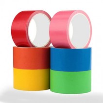 다이스 칼라 멀티테이프 붙였다 떼었다 끈적임이 없는 매직 테이프, 백색_길이10M-폭18mm