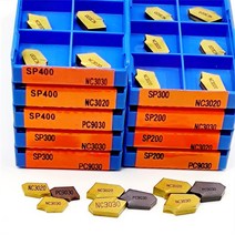 경질 합금 블레이드 밀링 커터 터닝 공구 선반 SP400 NC3020 PC9030 카바이드 인서트 CNC 절단 금속, [01] NC3020, [02] SP300
