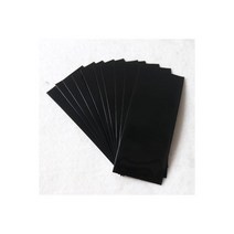20/50/100pcs 18650 Lipo 배터리 랩 PVC 열 수축 튜브 Precut 너비 29.5mm x 72mm 절연 필름 보호 케이스 팩 슬리브, 100pcs, Black
