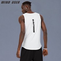 싱글렛 러닝 마라톤 기능성 민소매 나시 남성용