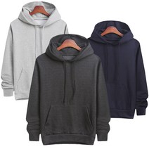 루찌 봄가을 MZ-무지후드티 남녀공용 커플후드 후드티