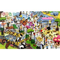 동물원 퍼즐: 두뇌개발 퍼즐놀이(개정판 180조각), 지원