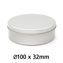 R041 UV 인쇄 가능 원형 은색 틴케이스 틴케이스 깡통 제관 깡통케이스 금속포장 필통 틴캔 철캔 포장용기 굿즈 인쇄
