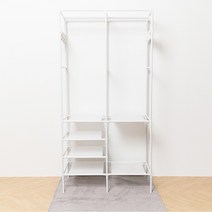 달리 프리미엄 모던 심플 수납형 한손 행거, 화이트
