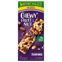 Nature Valley 네이쳐밸리 츄이 후르츠 앤 넛 그래놀라 바 트레일 믹스 35g x 48바 Granola, 48팩