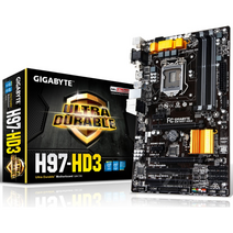 재고 새로운 Gigabyte / 기술자 H97 - HD 3 데스크 톱 1150 메인보드 지원 DDR 3 메모리 4790 K, default