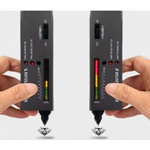 자석 보석 바렐기 바렐 연마 광택기 전문 고정밀 다이아몬드 테스터 23 선택기 감시자 도구 led 다이아몬드 표시기 테스트 펜, 없음