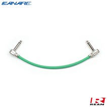 카나레 L-2T2S 커스텀 패치 케이블 / Right Angle 녹색 (CRP-GRN), 25cm