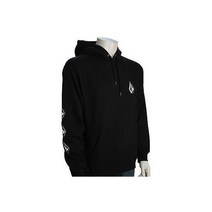 볼컴 아이코닉 스톤 풀오버 후드 클래식 블랙 458440