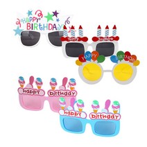 생일안경 10종류 해피버스데이 축하 생일초 홈파티, 생일풍선안경