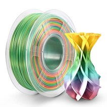 3D프린터 필라멘트 2022 가장 저렴한 티브 3d 실크 레인보우 필라멘트 1 75mm, 레인보우 랜덤