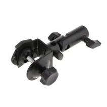 DSLR 라이트 스탠드용 소켓이 있는 Photo Studio C 클램프 클립 홀더, 설명, 블랙, 설명